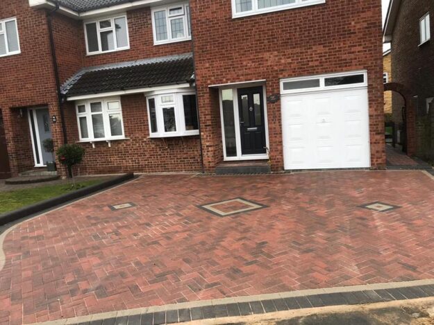 herringbone diamond design paving 05